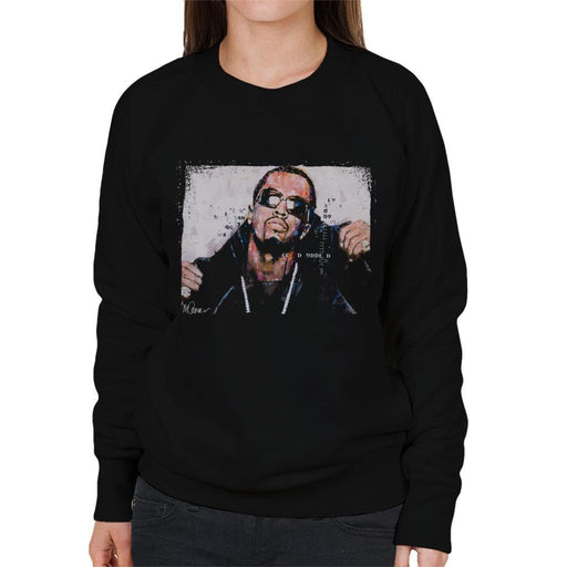 Sidney Maurer Original Portrait Of P Diddy Womens Sweatshirt - Womens Sweatshirt