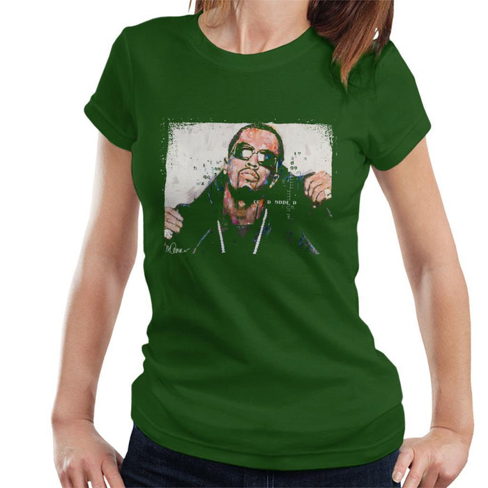 Sidney Maurer Original Portrait Of P Diddy Womens T-Shirt - Womens T-Shirt