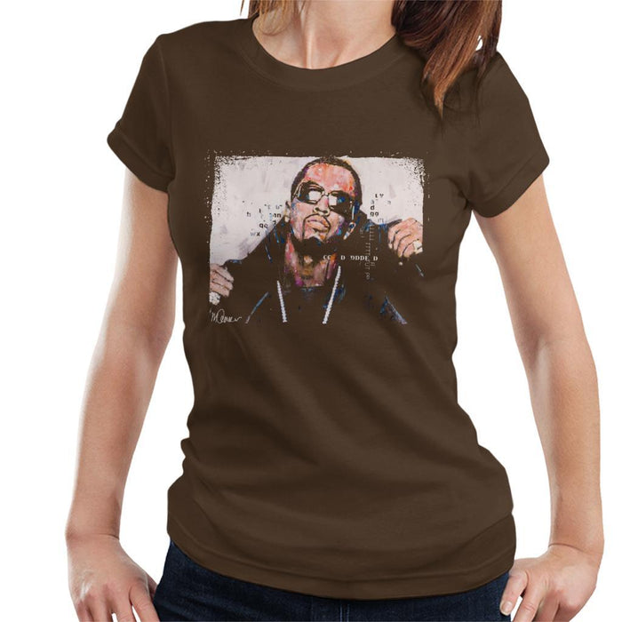 Sidney Maurer Original Portrait Of P Diddy Womens T-Shirt - Womens T-Shirt