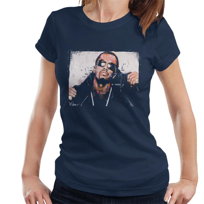 Sidney Maurer Original Portrait Of P Diddy Womens T-Shirt - Womens T-Shirt