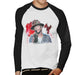 Sidney Maurer Original Portrait Of Pharrel Williams Live Mens Baseball Long Sleeved T-Shirt - Mens Baseball Long Sleeved T-Shirt