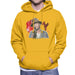 Sidney Maurer Original Portrait Of Pharrel Williams Live Mens Hooded Sweatshirt - Small / Gold - Mens Hooded Sweatshirt