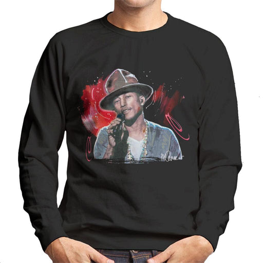 Sidney Maurer Original Portrait Of Pharrel Williams Live Mens Sweatshirt - Mens Sweatshirt
