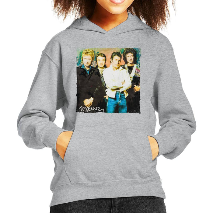 Sidney Maurer Original Portrait Of Queen Kids Hooded Sweatshirt - Kids Boys Hooded Sweatshirt