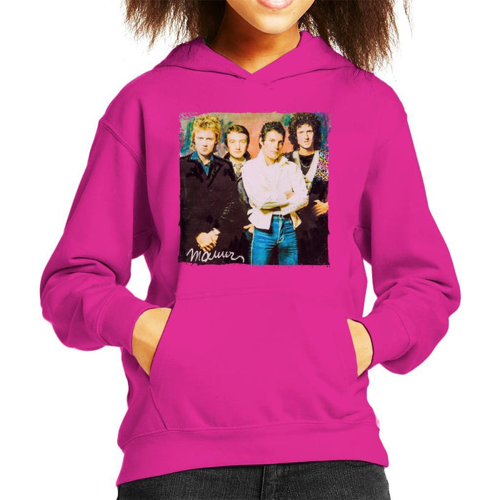 Sidney Maurer Original Portrait Of Queen Kids Hooded Sweatshirt - Kids Boys Hooded Sweatshirt
