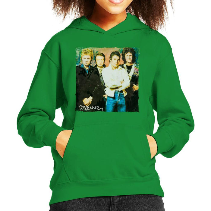 Sidney Maurer Original Portrait Of Queen Kids Hooded Sweatshirt - Kids Boys Hooded Sweatshirt