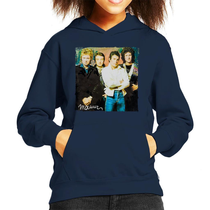 Sidney Maurer Original Portrait Of Queen Kids Hooded Sweatshirt - Kids Boys Hooded Sweatshirt