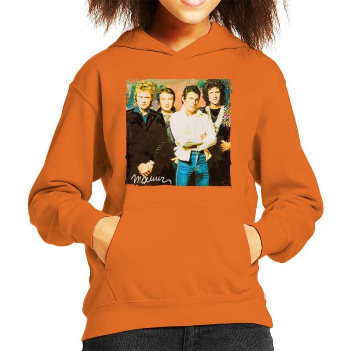 Sidney Maurer Original Portrait Of Queen Kids Hooded Sweatshirt - Kids Boys Hooded Sweatshirt
