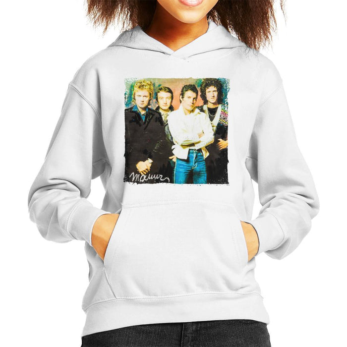 Sidney Maurer Original Portrait Of Queen Kids Hooded Sweatshirt - Kids Boys Hooded Sweatshirt