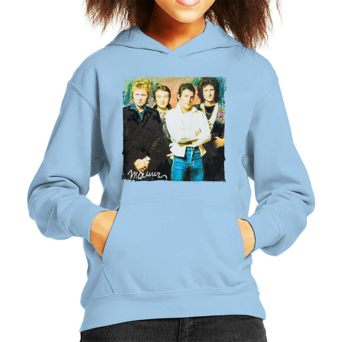 Sidney Maurer Original Portrait Of Queen Kids Hooded Sweatshirt - Kids Boys Hooded Sweatshirt