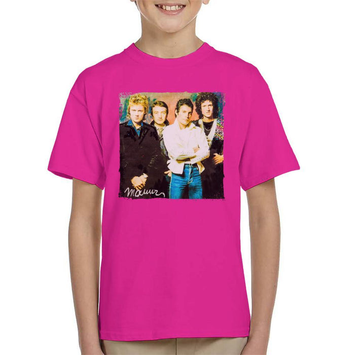 Sidney Maurer Original Portrait Of Queen Kids T-Shirt - Kids Boys T-Shirt