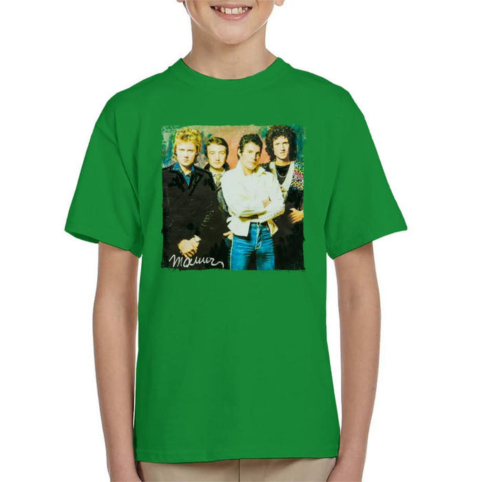 Sidney Maurer Original Portrait Of Queen Kids T-Shirt - Kids Boys T-Shirt