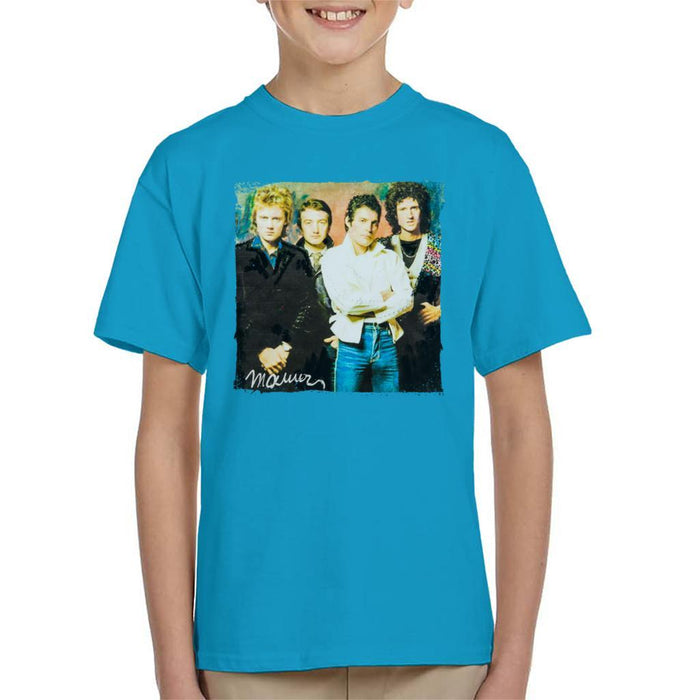 Sidney Maurer Original Portrait Of Queen Kids T-Shirt - Kids Boys T-Shirt