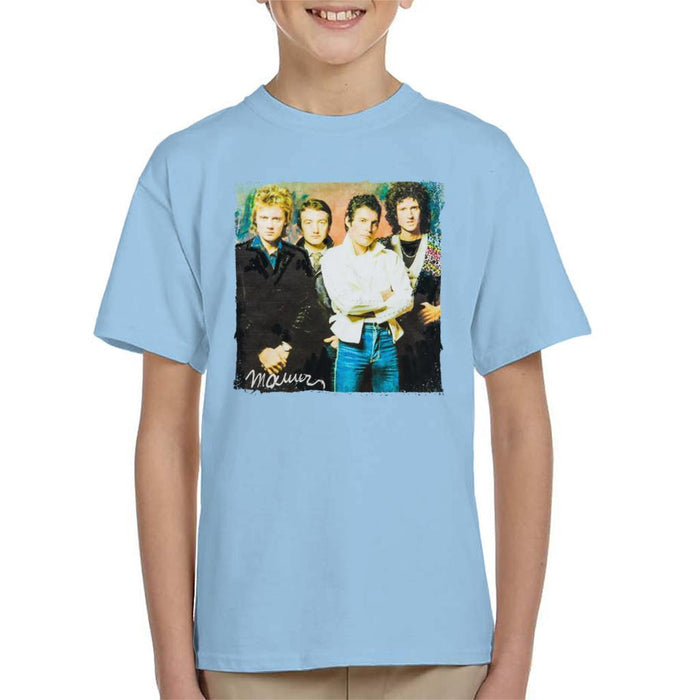 Sidney Maurer Original Portrait Of Queen Kids T-Shirt - Kids Boys T-Shirt