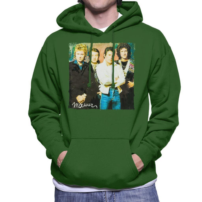 Sidney Maurer Original Portrait Of Queen Mens Hooded Sweatshirt - Mens Hooded Sweatshirt