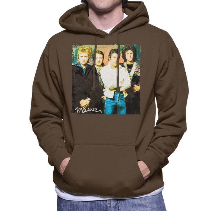 Sidney Maurer Original Portrait Of Queen Mens Hooded Sweatshirt - Mens Hooded Sweatshirt