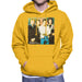 Sidney Maurer Original Portrait Of Queen Mens Hooded Sweatshirt - Small / Gold - Mens Hooded Sweatshirt