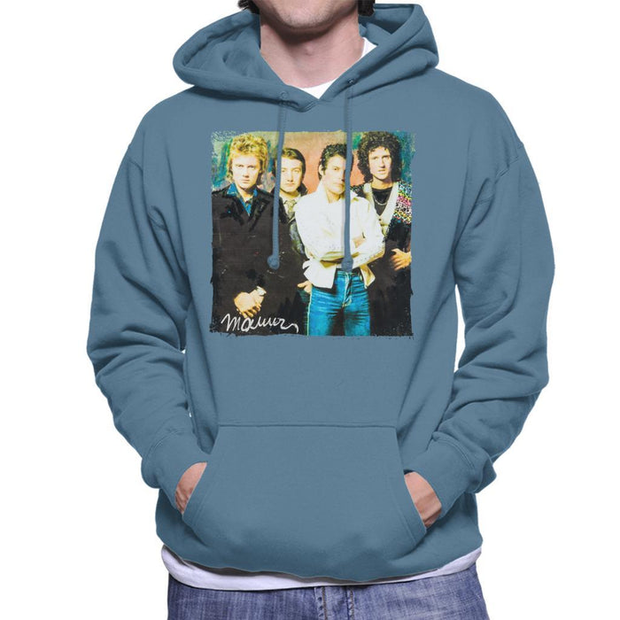 Sidney Maurer Original Portrait Of Queen Mens Hooded Sweatshirt - Mens Hooded Sweatshirt