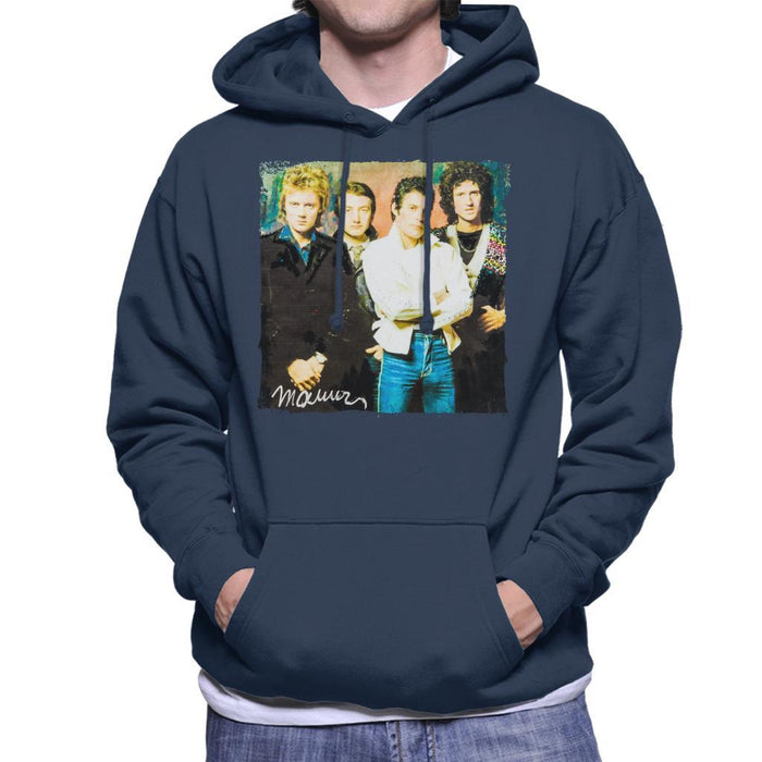 Sidney Maurer Original Portrait Of Queen Mens Hooded Sweatshirt - Mens Hooded Sweatshirt