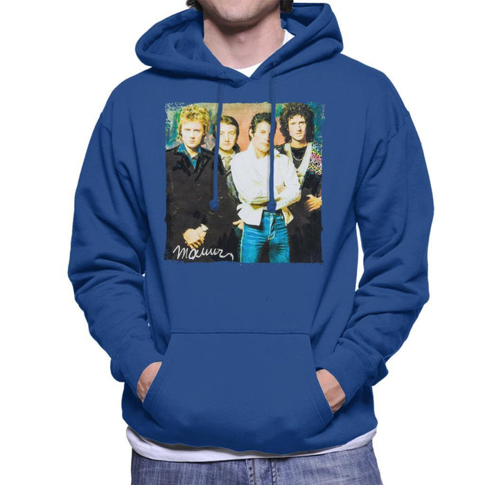 Sidney Maurer Original Portrait Of Queen Mens Hooded Sweatshirt - Mens Hooded Sweatshirt