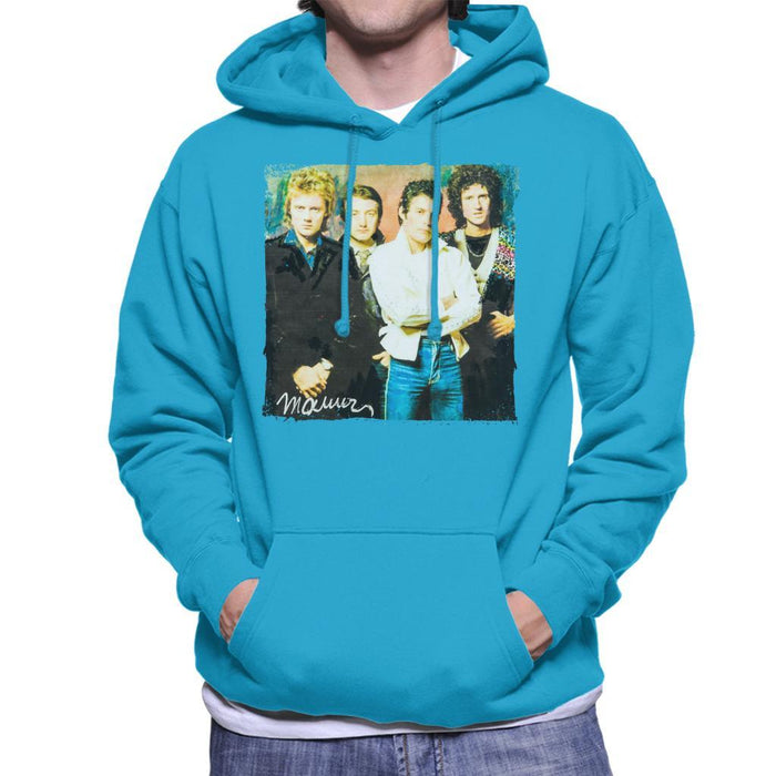 Sidney Maurer Original Portrait Of Queen Mens Hooded Sweatshirt - Mens Hooded Sweatshirt