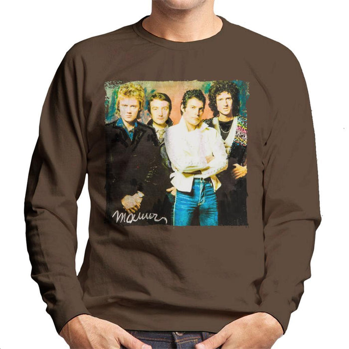 Sidney Maurer Original Portrait Of Queen Mens Sweatshirt - Mens Sweatshirt