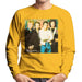 Sidney Maurer Original Portrait Of Queen Mens Sweatshirt - Small / Gold - Mens Sweatshirt