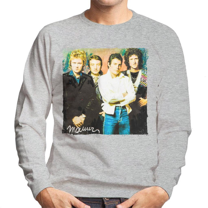 Sidney Maurer Original Portrait Of Queen Mens Sweatshirt - Mens Sweatshirt