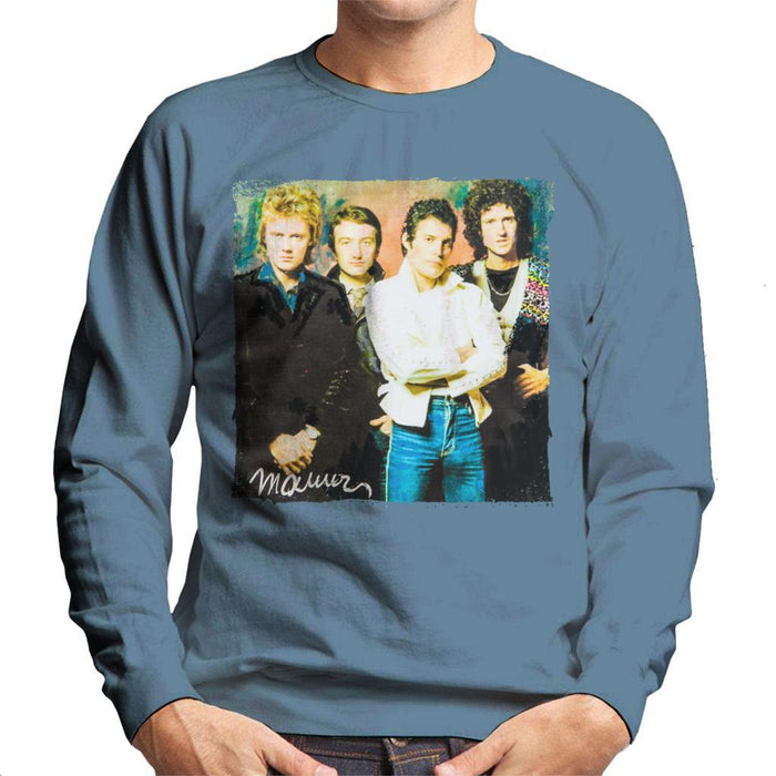Sidney Maurer Original Portrait Of Queen Mens Sweatshirt - Mens Sweatshirt