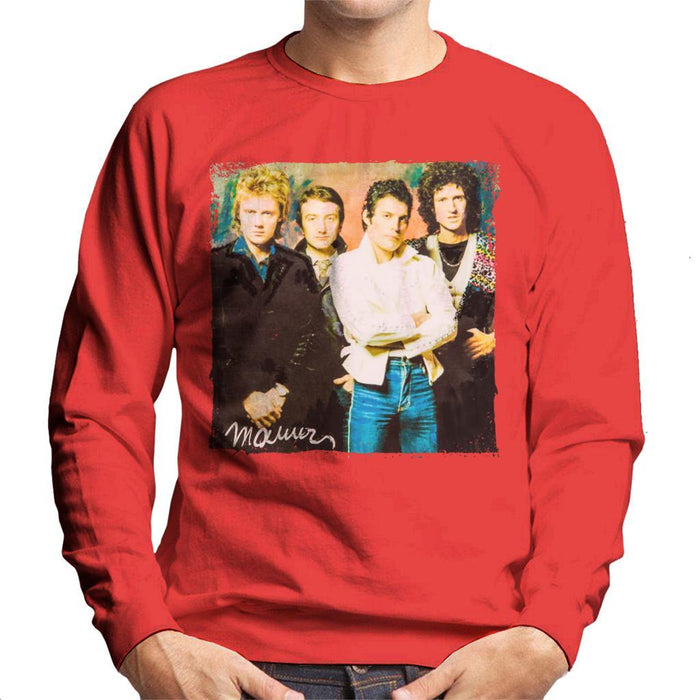 Sidney Maurer Original Portrait Of Queen Mens Sweatshirt - Mens Sweatshirt