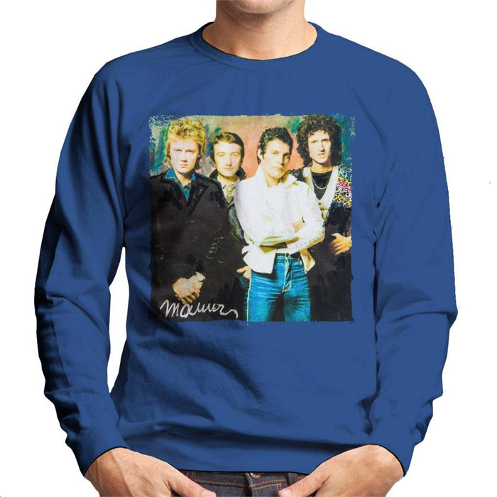 Sidney Maurer Original Portrait Of Queen Mens Sweatshirt - Mens Sweatshirt