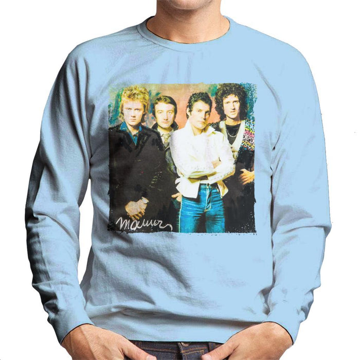 Sidney Maurer Original Portrait Of Queen Mens Sweatshirt - Mens Sweatshirt