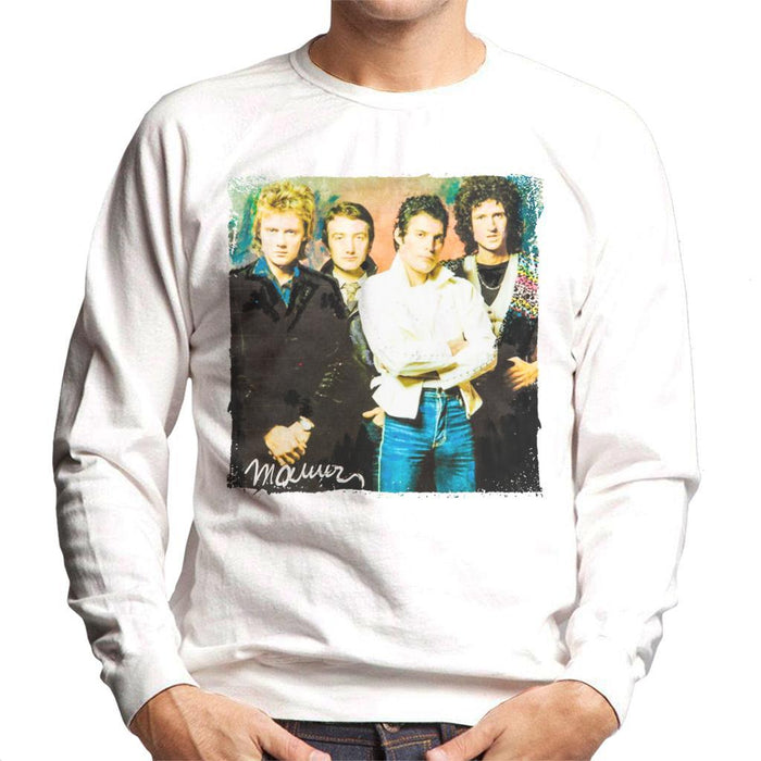 Sidney Maurer Original Portrait Of Queen Mens Sweatshirt - Mens Sweatshirt