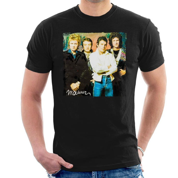 Sidney Maurer Original Portrait Of Queen Mens T-Shirt - Mens T-Shirt