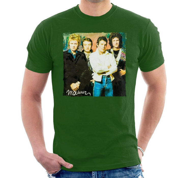 Sidney Maurer Original Portrait Of Queen Mens T-Shirt - Mens T-Shirt