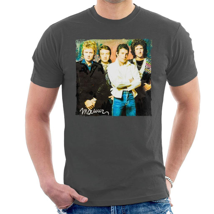Sidney Maurer Original Portrait Of Queen Mens T-Shirt - Mens T-Shirt