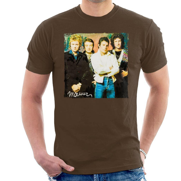 Sidney Maurer Original Portrait Of Queen Mens T-Shirt - Mens T-Shirt