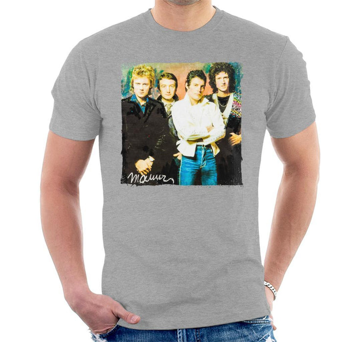 Sidney Maurer Original Portrait Of Queen Mens T-Shirt - Mens T-Shirt