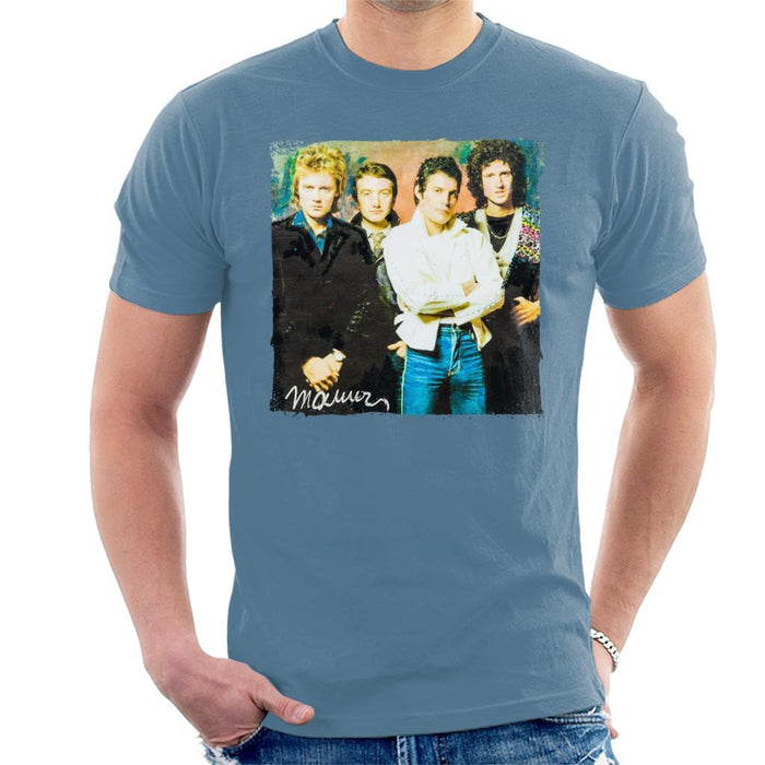 Sidney Maurer Original Portrait Of Queen Mens T-Shirt - Mens T-Shirt