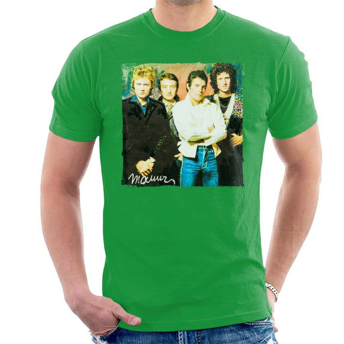 Sidney Maurer Original Portrait Of Queen Mens T-Shirt - Mens T-Shirt