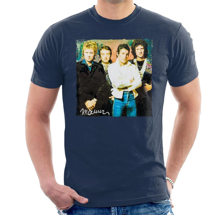 Sidney Maurer Original Portrait Of Queen Mens T-Shirt - Mens T-Shirt