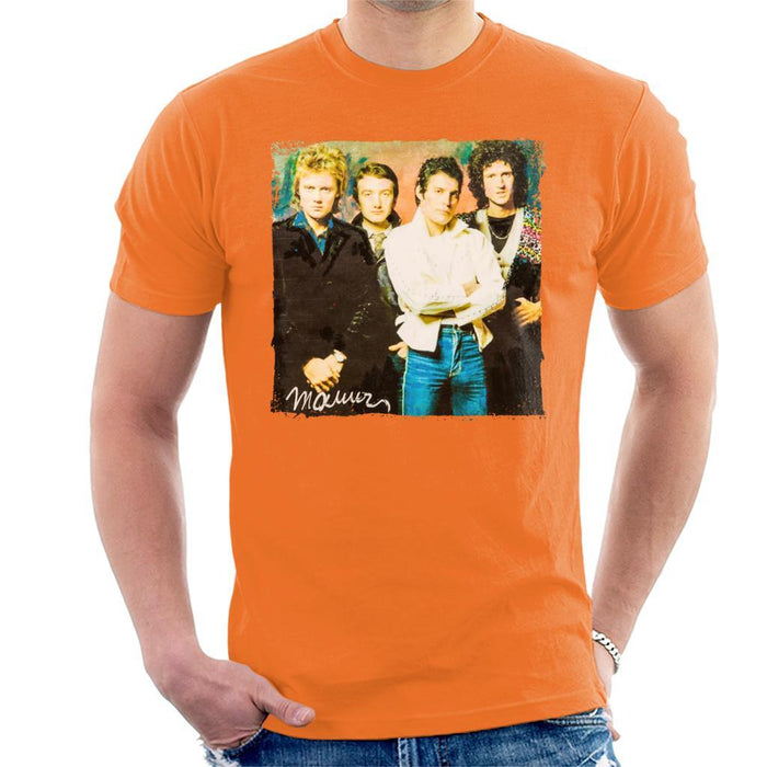 Sidney Maurer Original Portrait Of Queen Mens T-Shirt - Mens T-Shirt