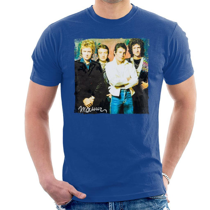 Sidney Maurer Original Portrait Of Queen Mens T-Shirt - Mens T-Shirt