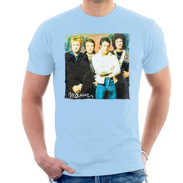 Sidney Maurer Original Portrait Of Queen Mens T-Shirt - Mens T-Shirt