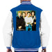 Sidney Maurer Original Portrait Of Queen Mens Varsity Jacket - Small / Royal/White - Mens Varsity Jacket