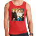 Sidney Maurer Original Portrait Of Queen Mens Vest - Small / Red - Mens Vest