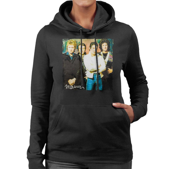 Sidney Maurer Original Portrait Of Queen Womens Hooded Sweatshirt - Womens Hooded Sweatshirt