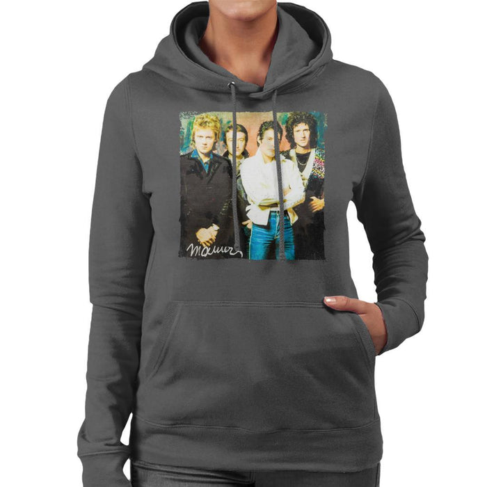Sidney Maurer Original Portrait Of Queen Womens Hooded Sweatshirt - Womens Hooded Sweatshirt