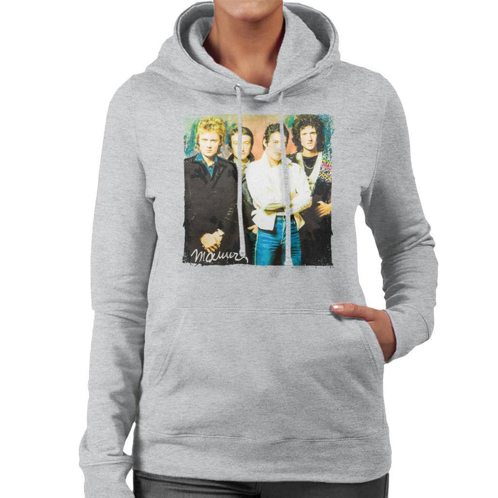 Sidney Maurer Original Portrait Of Queen Womens Hooded Sweatshirt - Womens Hooded Sweatshirt