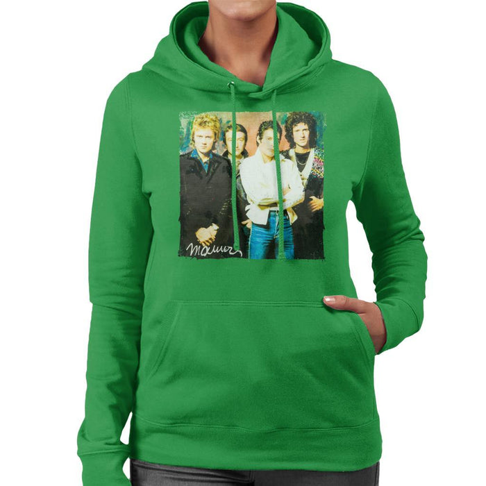 Sidney Maurer Original Portrait Of Queen Womens Hooded Sweatshirt - Womens Hooded Sweatshirt